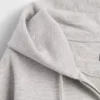 Bluza z kapturem dla dorosłych z bardzo grubej dzianiny frotte z zamkiem błyskawicznym