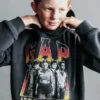 Bluza z kapturem dla dzieci „Stranger Things” z nadrukiem Vintagesoft