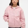 Bluza z kapturem dla dzieci Vintagesoft z Arch Logo GAP