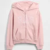 Bluza z kapturem dla dzieci Vintagesoft z Arch Logo GAP