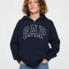 Bluza z kapturem dla dzieci Vintagesoft z logo i zamkiem