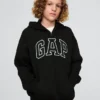 Bluza z kapturem dla dzieci Vintagesoft z logo i zamkiem