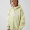 Bluza z kapturem dla dzieci Vintagesoft z logo i zamkiem