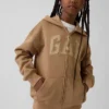 Bluza z kapturem dla dzieci Vintagesoft z logo i zamkiem