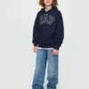 Bluza z kapturem dla dzieci Vintagesoft z logo i zamkiem