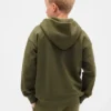 Bluza z kapturem dla dzieci Vintagesoft z logo i zamkiem