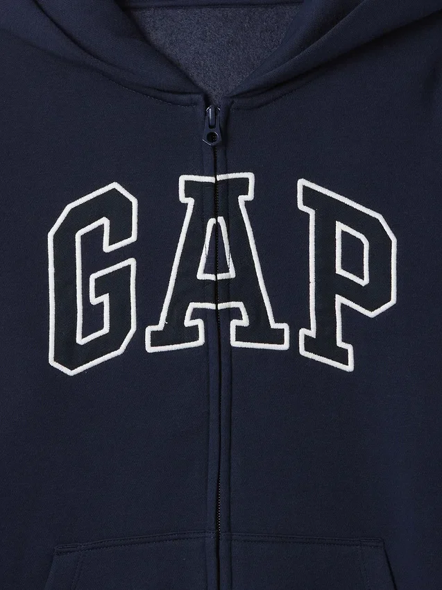 Bluza z kapturem dla dzieci Vintagesoft z logo i zamkiem
