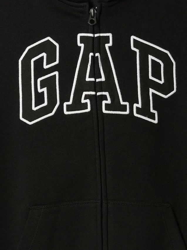 Bluza z kapturem dla dzieci Vintagesoft z logo i zamkiem