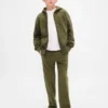 Bluza z kapturem dla dzieci Vintagesoft z logo i zamkiem