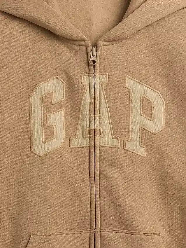 Bluza z kapturem dla dzieci Vintagesoft z logo i zamkiem