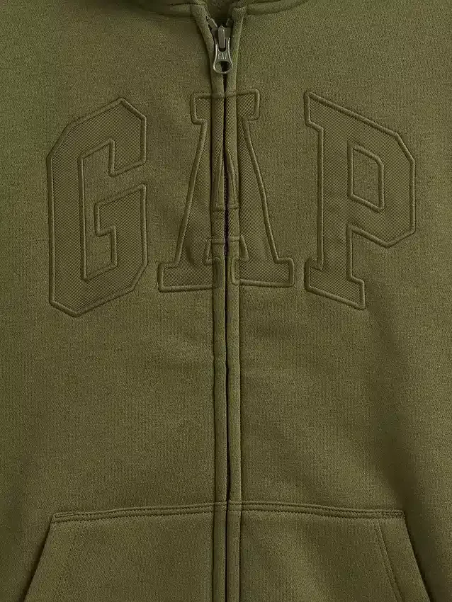 Bluza z kapturem dla dzieci Vintagesoft z logo i zamkiem