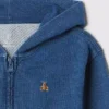 Bluza z kapturem dla niemowląt i Maluchów Vintagesoft Relaxed Zip