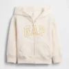 Bluza z kapturem dla niemowląt i maluchów Vintagesoft z logo i zamkiem