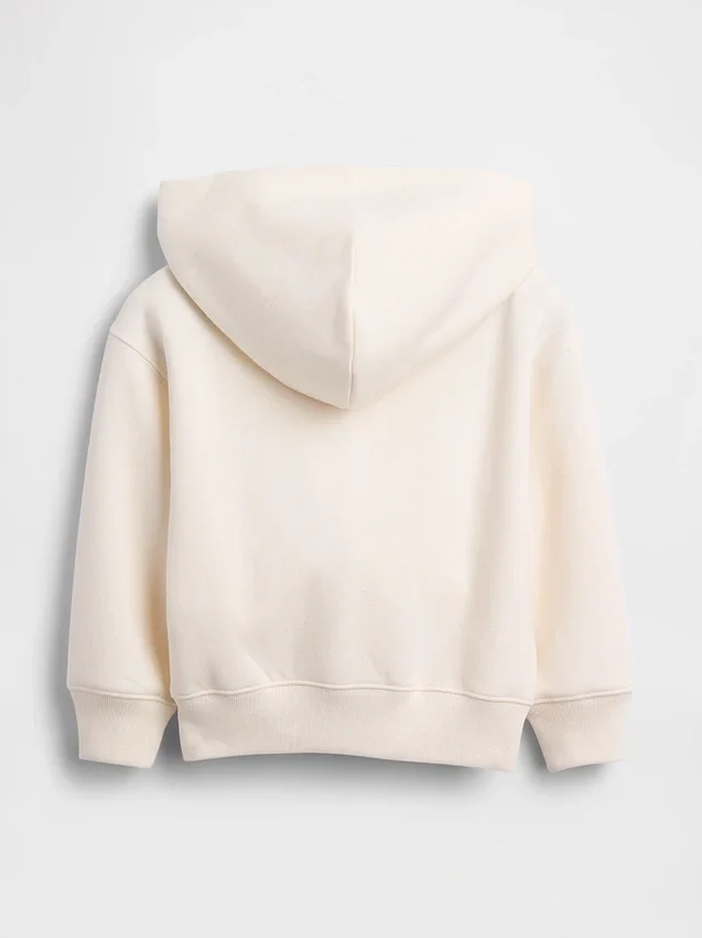 Bluza z kapturem dla niemowląt i maluchów Vintagesoft z logo i zamkiem