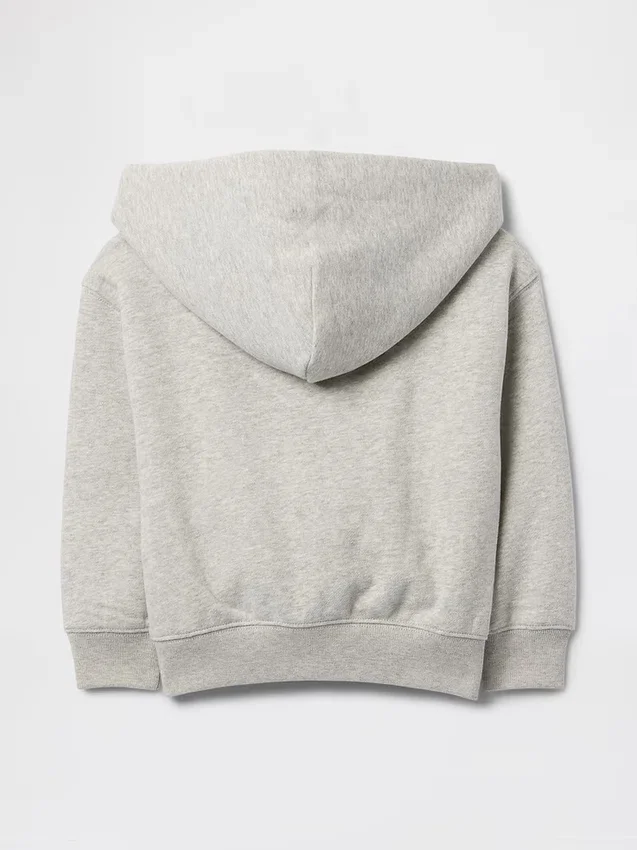 Bluza z kapturem dla niemowląt i maluchów Vintagesoft z logo i zamkiem