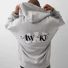 Bluza z kapturem GAP × Awake Ny z grubej dzianiny, oversize, z logo i zamkiem