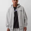 Bluza z kapturem GAP × Awake Ny z grubej dzianiny, oversize, z logo i zamkiem