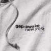 Bluza z kapturem GAP × Awake Ny z grubej dzianiny, oversize, z logo i zamkiem