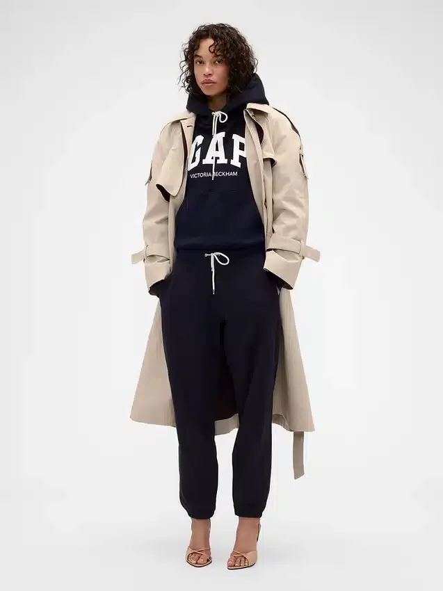 Bluza z kapturem GAP × Victoria Beckham z grubej dzianiny frotte