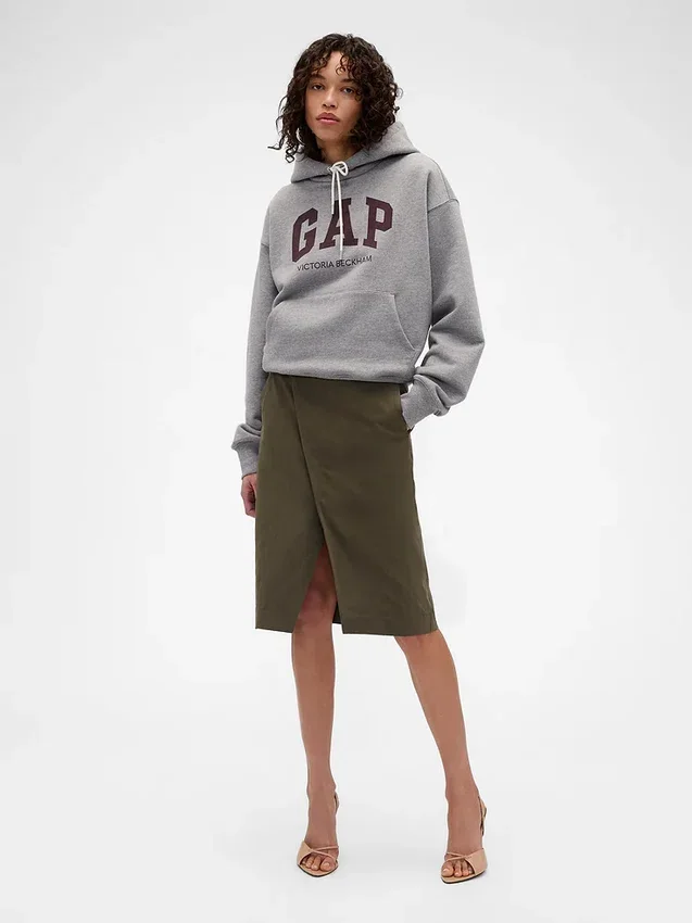 Bluza z kapturem GAP × Victoria Beckham z grubej dzianiny frotte