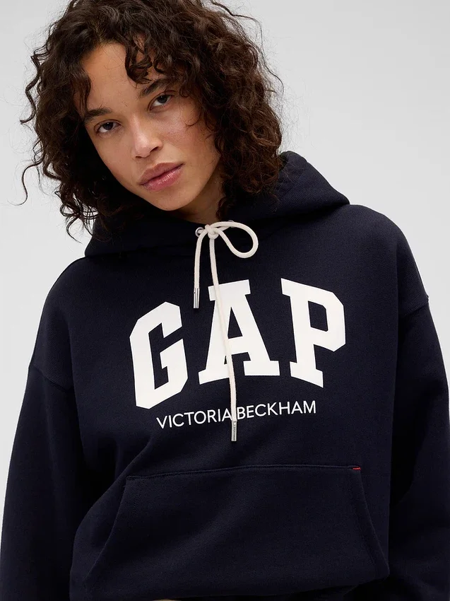 Bluza z kapturem GAP × Victoria Beckham z grubej dzianiny frotte