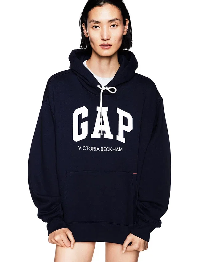 Bluza z kapturem GAP × Victoria Beckham z grubej dzianiny frotte