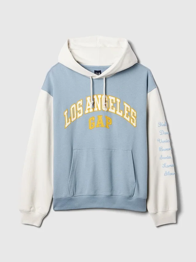 Bluza z kapturem GAP z logo miasta Los Angeles