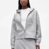 Bluza z kapturem GapFit Oversized z zamkiem