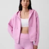 Bluza z kapturem GapFit Oversized z zamkiem