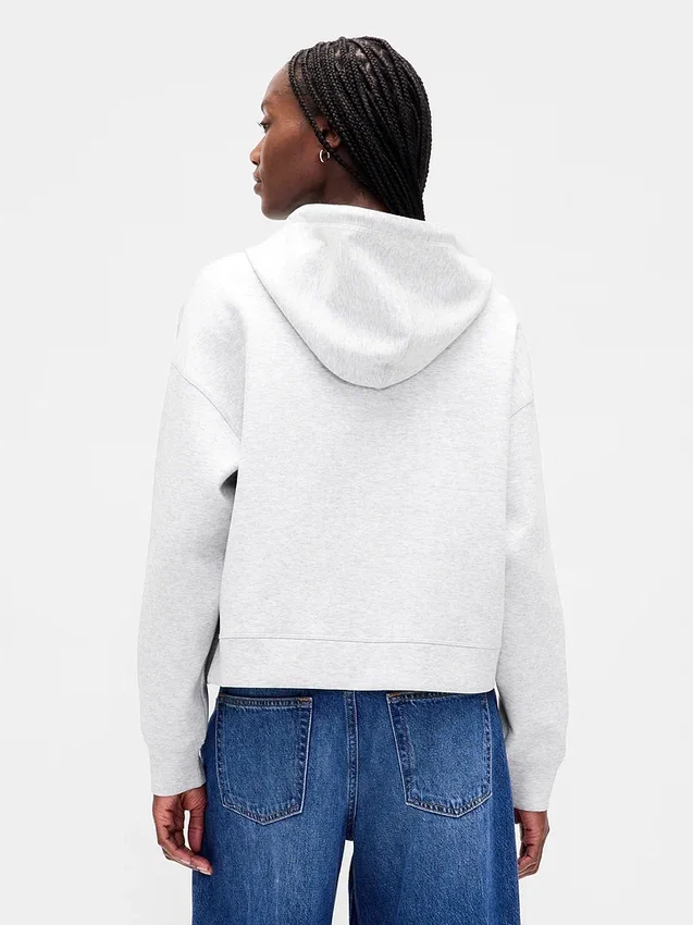 Bluza z kapturem GapFit Oversized z zamkiem