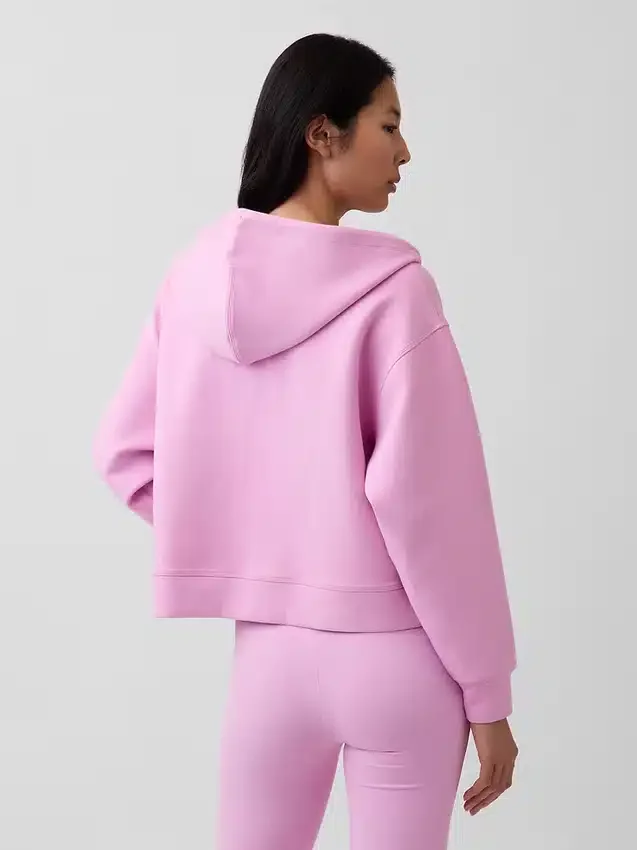 Bluza z kapturem GapFit Oversized z zamkiem
