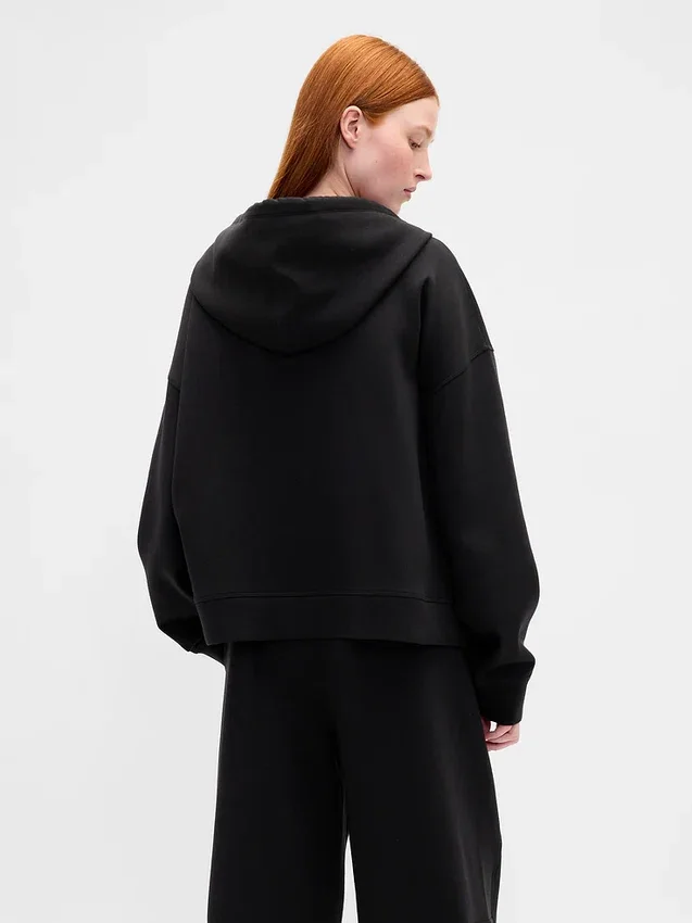 Bluza z kapturem GapFit Oversized z zamkiem
