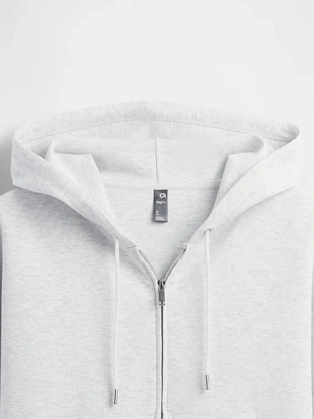 Bluza z kapturem GapFit Oversized z zamkiem