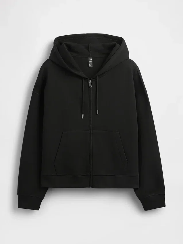 Bluza z kapturem GapFit Oversized z zamkiem
