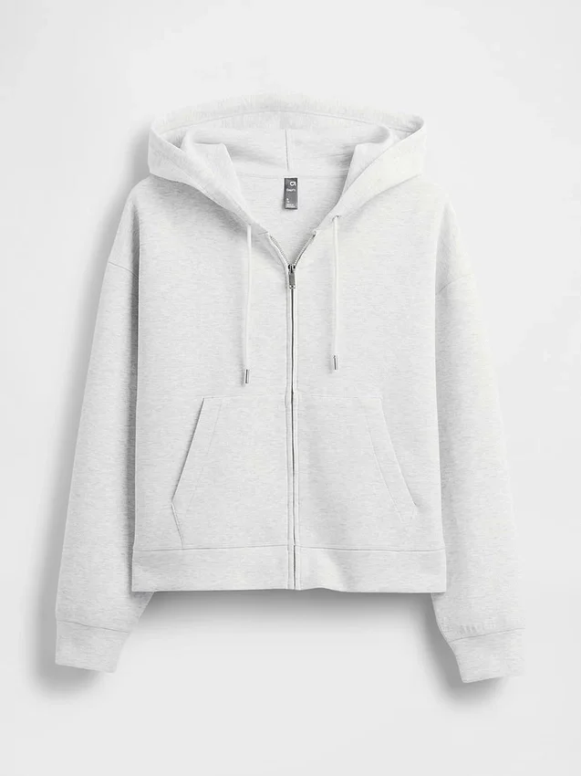 Bluza z kapturem GapFit Oversized z zamkiem