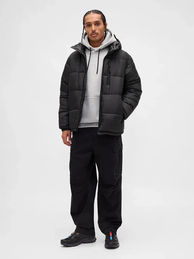 Bluza z kapturem Hill City z grubej dzianiny frotte