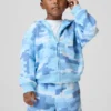 Bluza z kapturem i zamkiem Vintagesoft Camo dla Niemowląt i Maluchów
