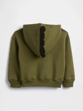 Bluza z kapturem i zamkiem Vintagesoft Dino dla Niemowląt i Maluchów