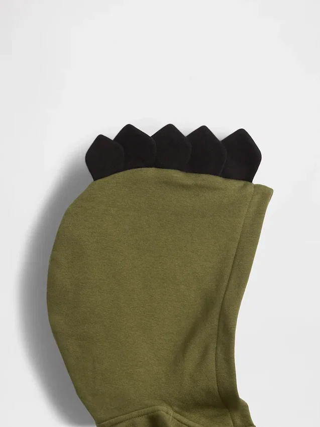 Bluza z kapturem i zamkiem Vintagesoft Dino dla Niemowląt i Maluchów