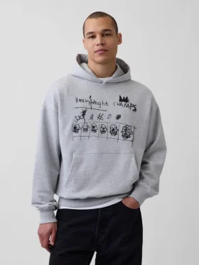 Bluza z kapturem Jean-Michel Basquiat