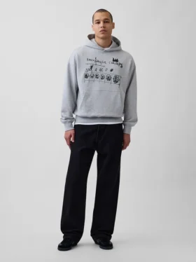 Bluza z kapturem Jean-Michel Basquiat
