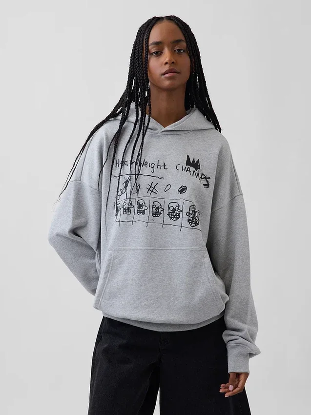 Bluza z kapturem Jean-Michel Basquiat