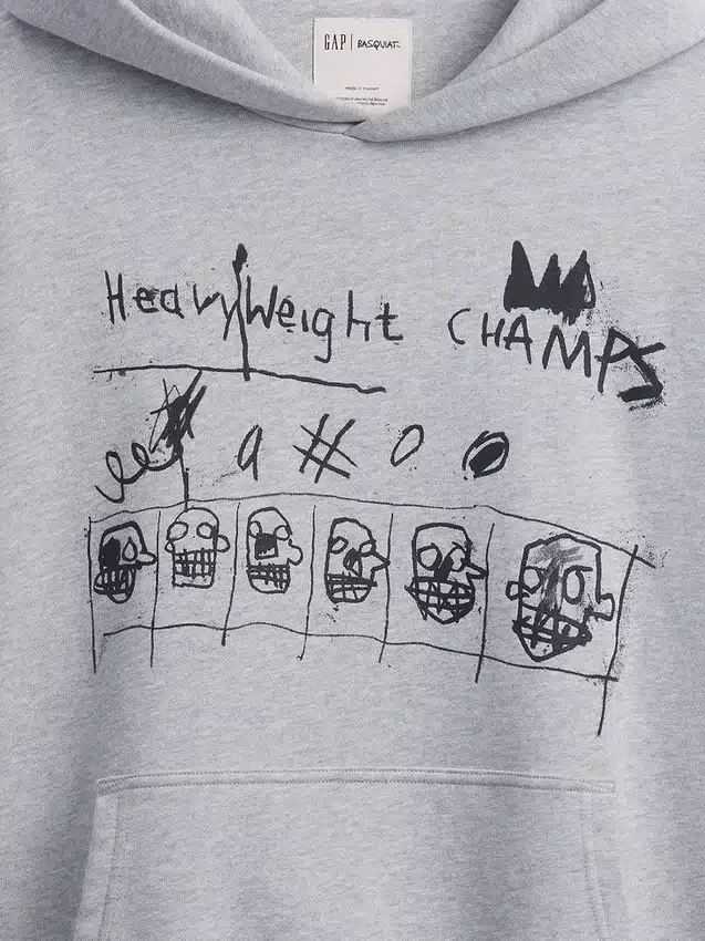 Bluza z kapturem Jean-Michel Basquiat