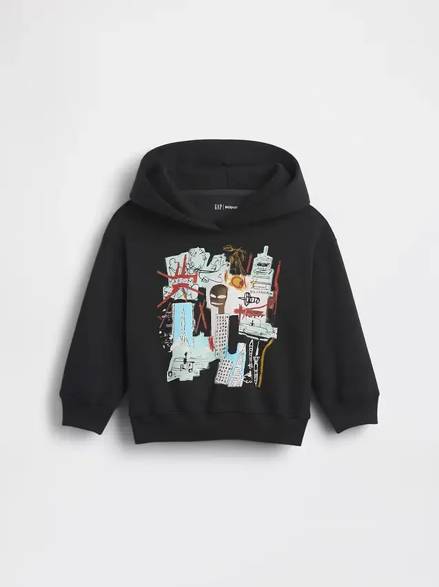Bluza z kapturem Jean-Michel Basquiat dla małych dzieci z serii Vintagesoft