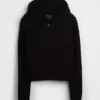 Bluza z kapturem o luźnym kroju, w 100% z bawełny, zapinana na zamek