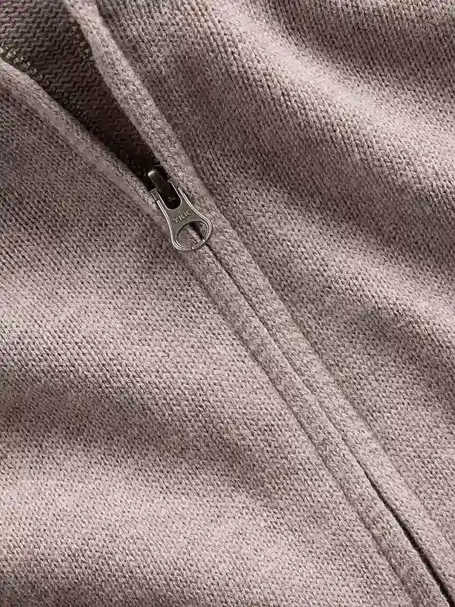 Bluza z kapturem o luźnym kroju, w 100% z bawełny, zapinana na zamek