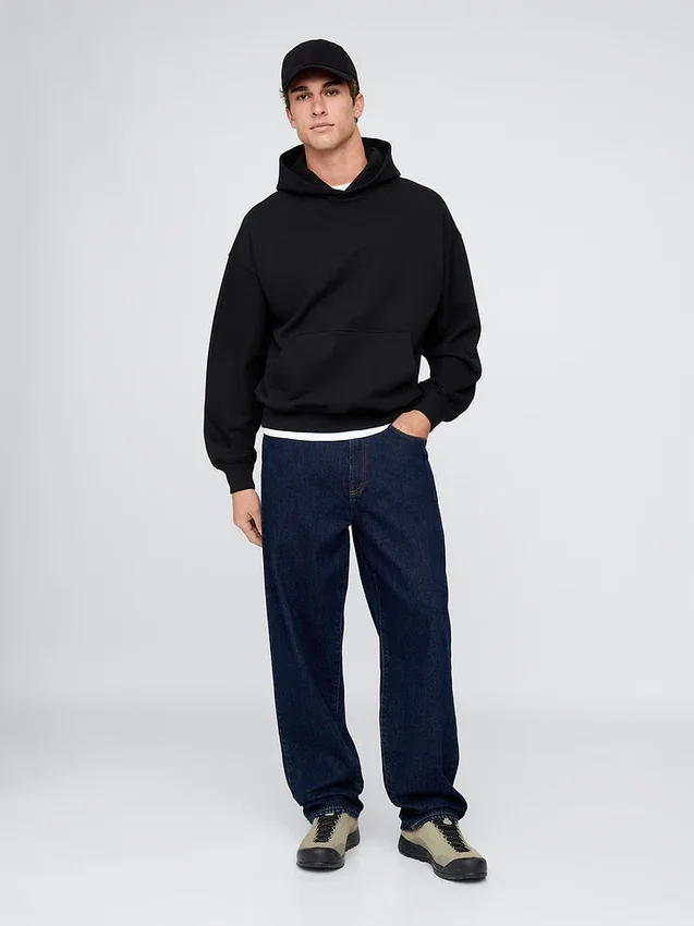 Bluza z kapturem oversize dla dorosłych
