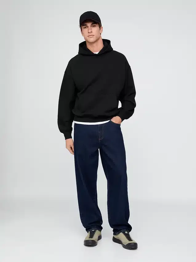 Bluza z kapturem oversize dla dorosłych