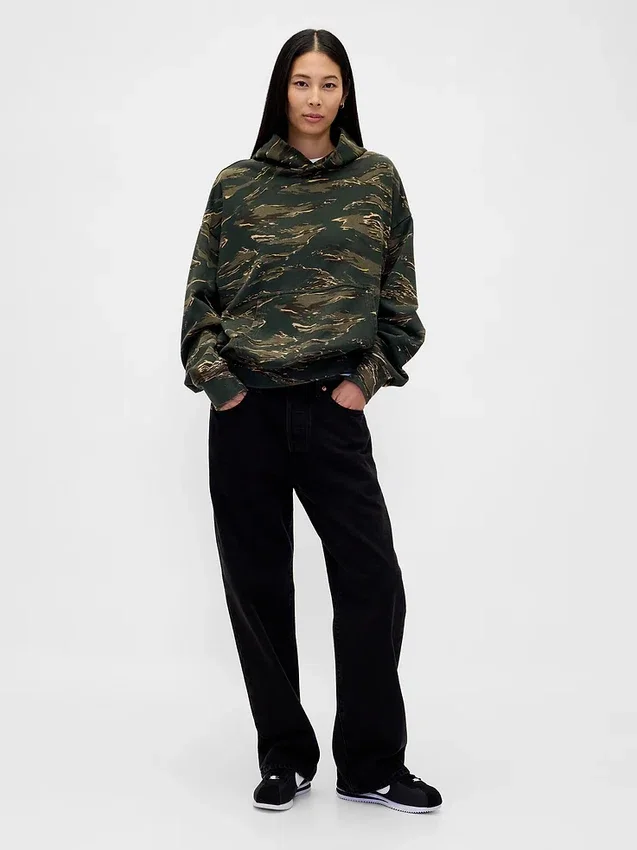 Bluza z kapturem oversize dla dorosłych