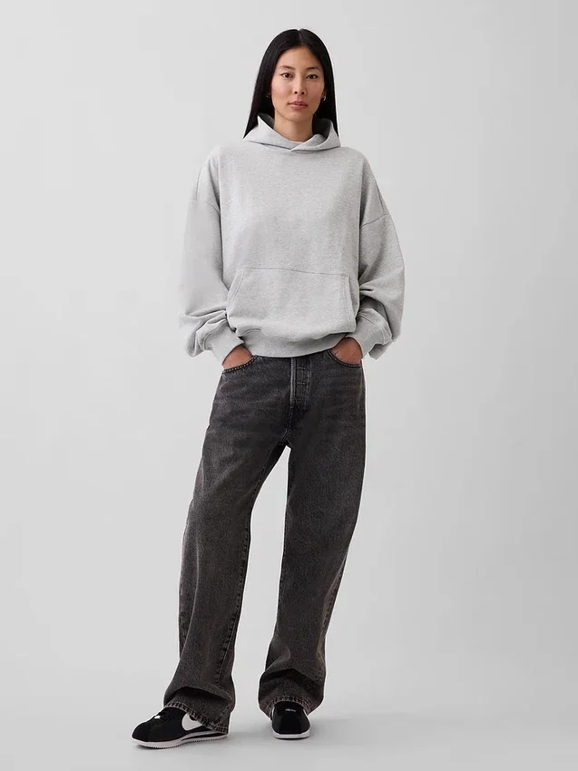 Bluza z kapturem oversize dla dorosłych